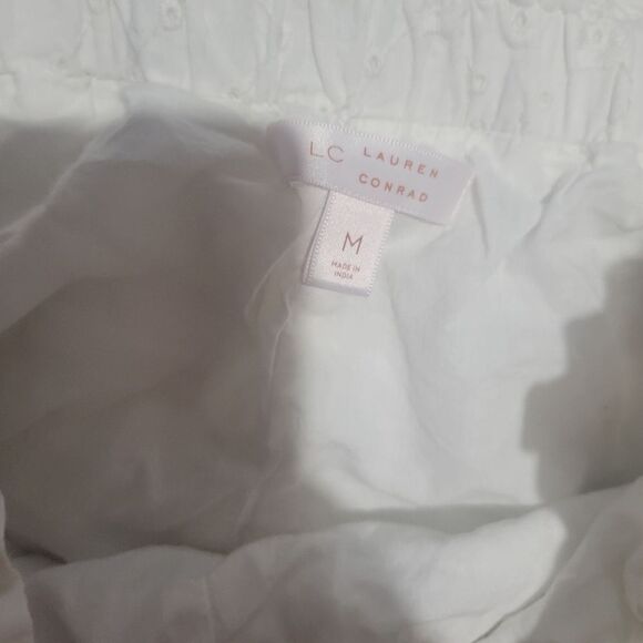 Women's Lc Lauren Conrad Smocked Waist Pull-On Shortie Shorts size M - Picture 7 of 11